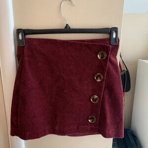 Altar'd State Cardinal Mini Skirt